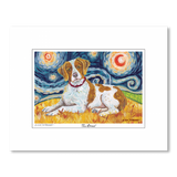 Brittany Starry Night Matted Print