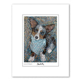 Corgi Cardigan Pawlick Matted Print