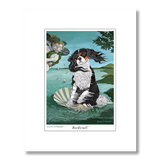 Cavalier King Charles Barkicelli Matted Print