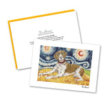 German Shorthair Pointer Starry Night Notecard Set