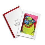 Pug Pawcasso Notecard Set