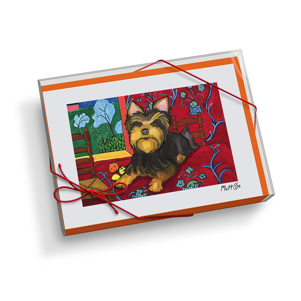 Yorkshire Terrier Muttisse Notecard Set