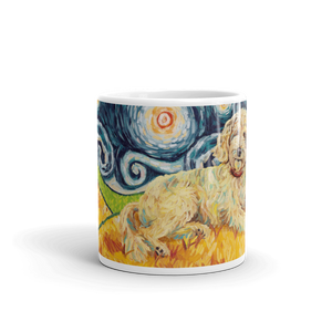 Doodle (golden) STARRY NIGHT Mug-15oz