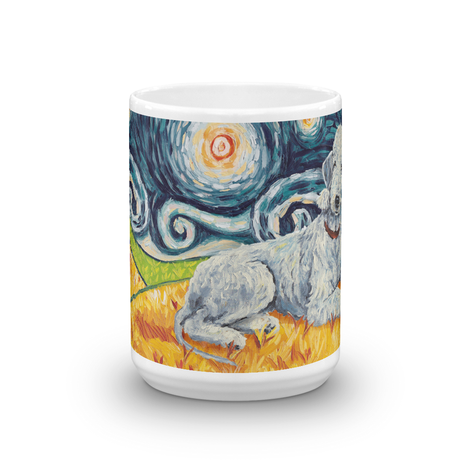 Bedlington Terrier STARRY NIGHT Mug-15oz