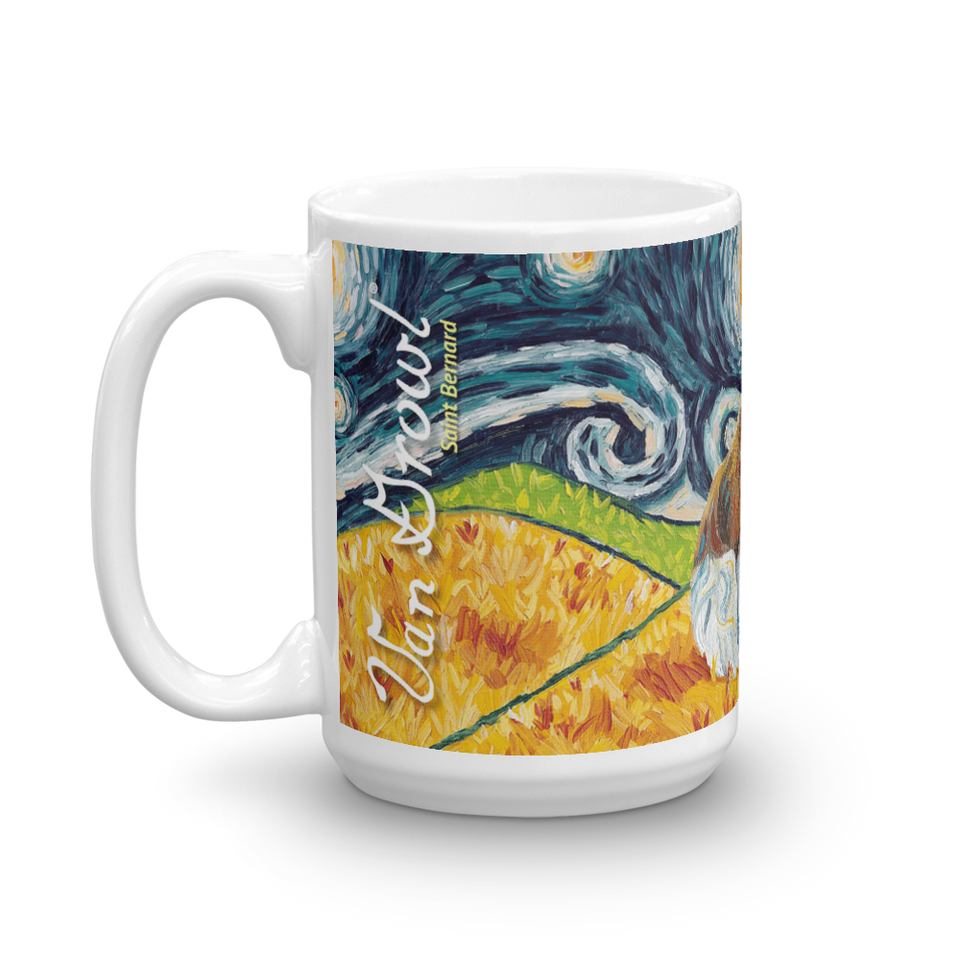 Saint Bernard STARRY NIGHT Mug-15oz