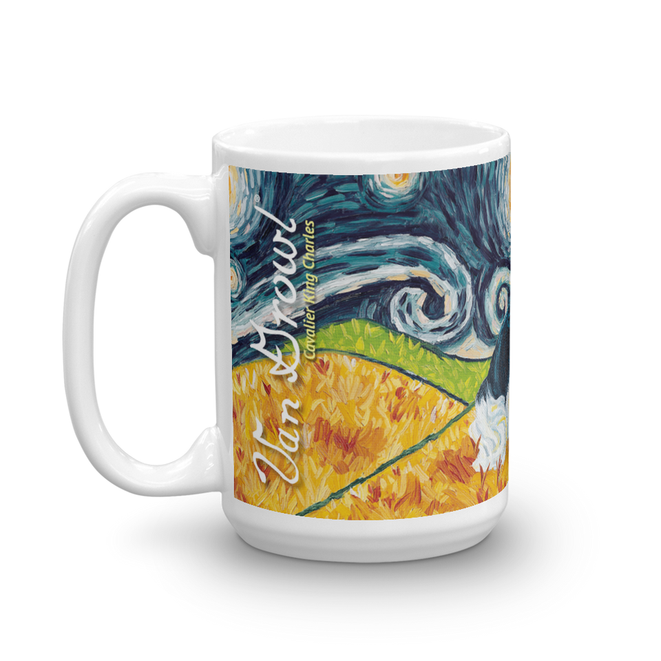 Cavalier King Charles (tricolor)  STARRY NIGHT Mug-15oz