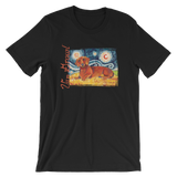 Dachshund (red) STARRY NIGHT T-Shirt