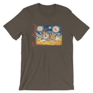 Collie (dark face) STARRY NIGHT T-Shirt