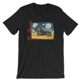 Dachshund (long haired black & tan) STARRY NIGHT T-Shirt